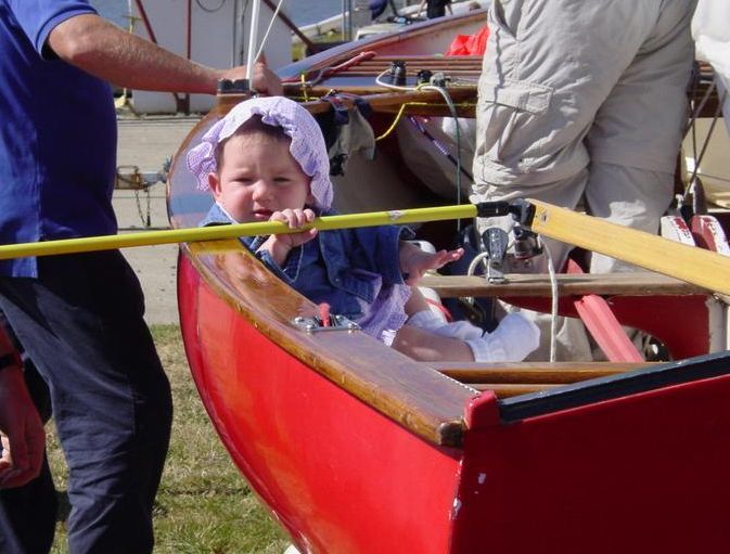 The cutest skipper at 2002 Nationals