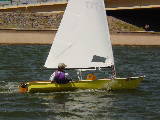 a force 5 on Tempe Town Lake