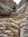 view up the 12ft pouroff in 75 mile canyon